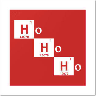 Christmas Chemistry Posters and Art